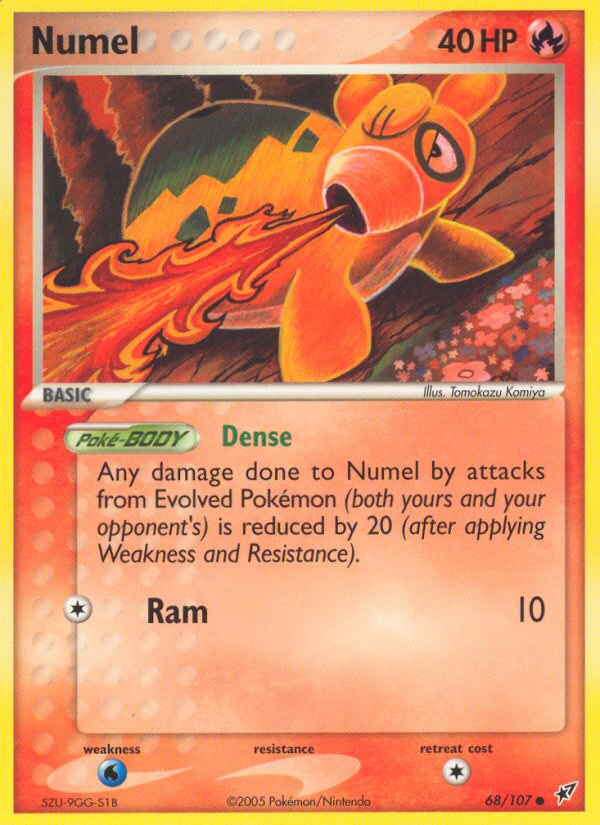 Numel (68/107) [EX: Deoxys] | North Valley Games