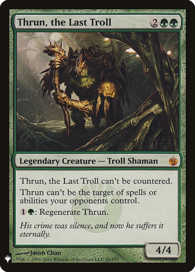 Thrun, the Last Troll [Mystery Booster] | North Valley Games