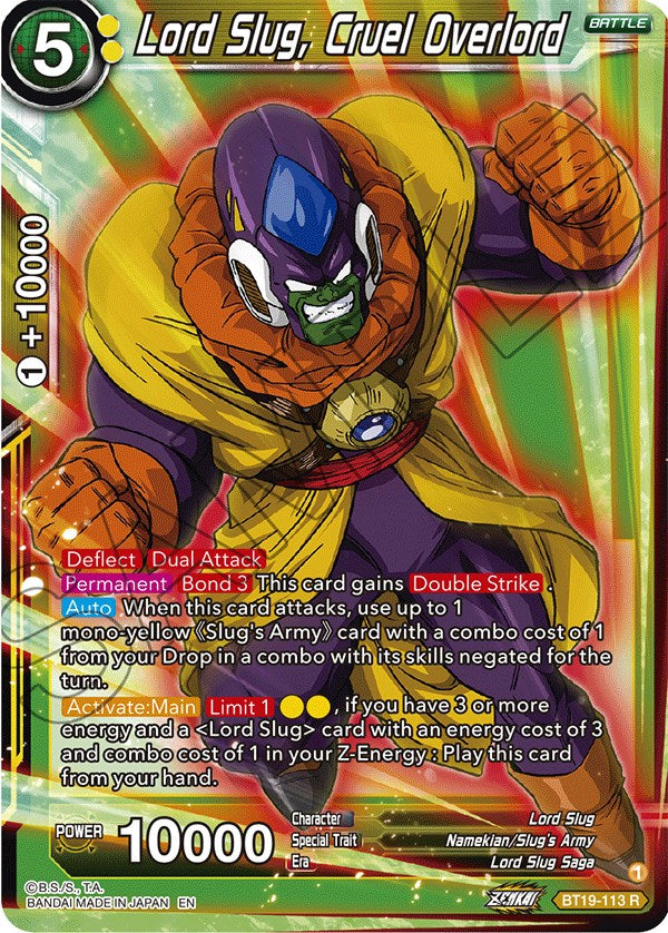 Lord Slug, Cruel Overlord (BT19-113) [Fighter's Ambition] | North Valley Games