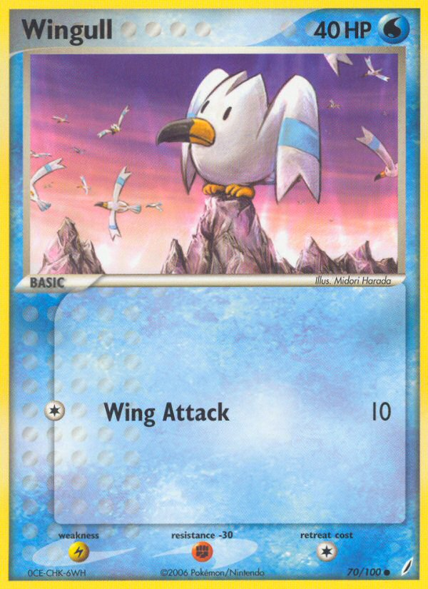 Wingull (70/100) [EX: Crystal Guardians] | North Valley Games