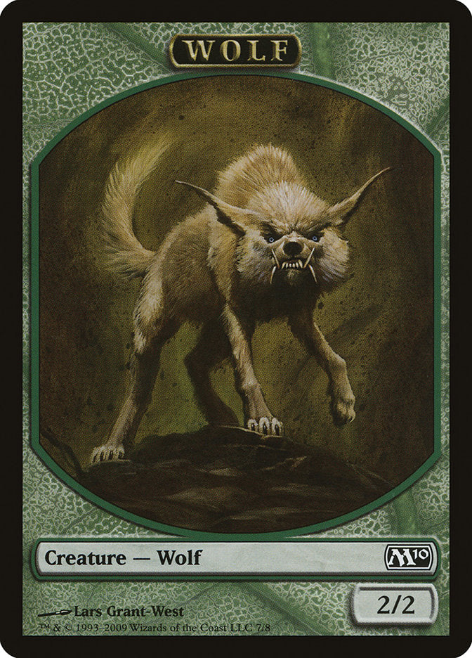 Wolf Token [Magic 2010 Tokens] | North Valley Games