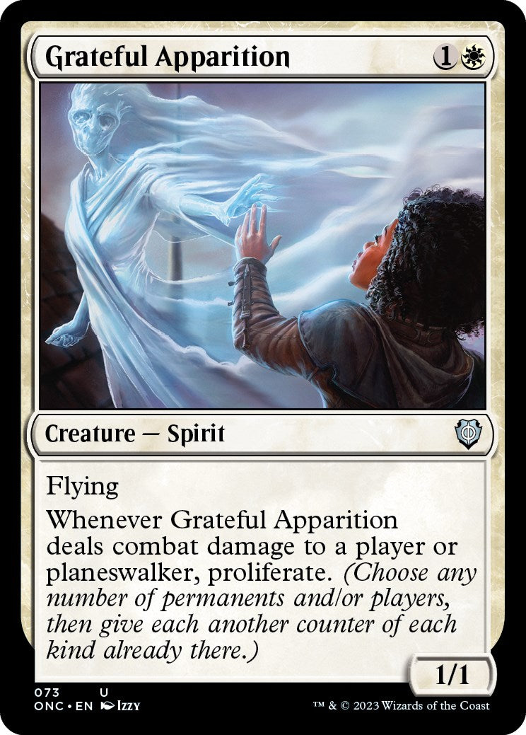 Grateful Apparition [Phyrexia: All Will Be One Commander] | North Valley Games