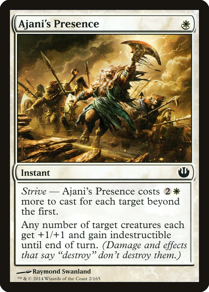 Ajani's Presence [Journey into Nyx] | North Valley Games