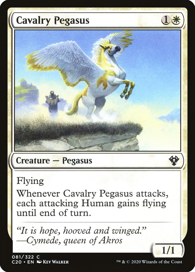Cavalry Pegasus [Commander 2020] | North Valley Games