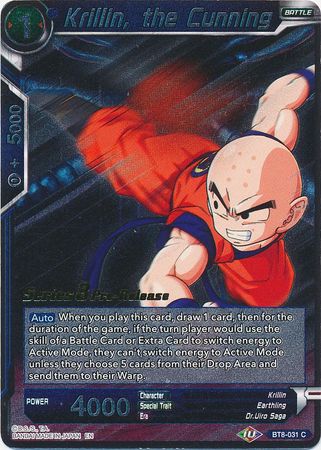 Krillin, the Cunning (BT8-031_PR) [Malicious Machinations Prerelease Promos] | North Valley Games