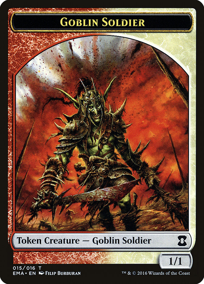 Goblin Soldier Token [Eternal Masters Tokens] | North Valley Games