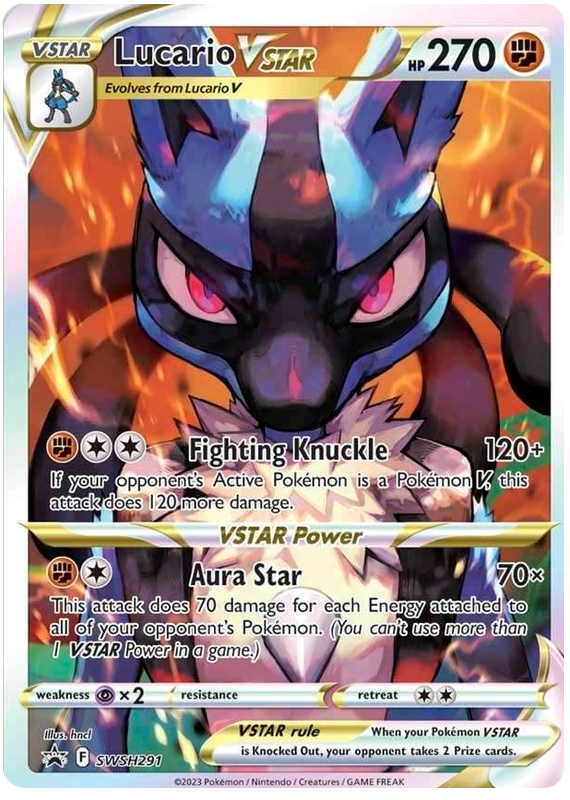 Lucario VSTAR (SWSH291) [Sword & Shield: Black Star Promos] | North Valley Games