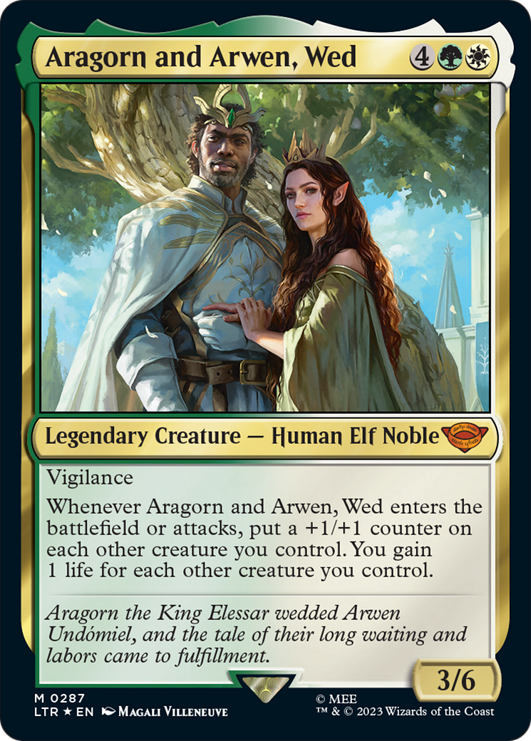 Aragorn and Arwen, Wed [The Lord of the Rings: Tales of Middle-Earth] | North Valley Games