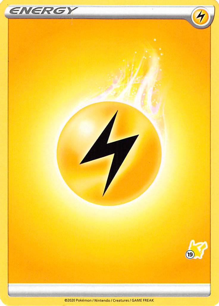 Lightning Energy (Pikachu Stamp #19) [Battle Academy 2022] | North Valley Games