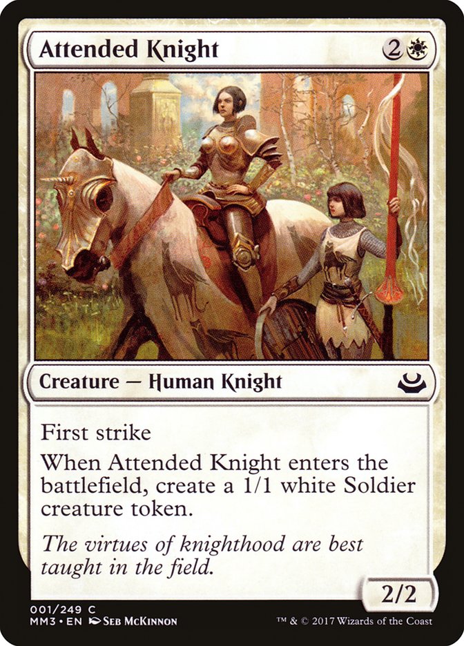 Attended Knight [Modern Masters 2017] | North Valley Games