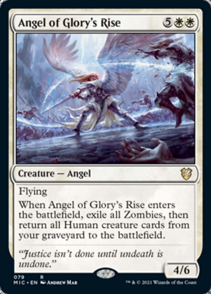 Angel of Glory's Rise [Innistrad: Midnight Hunt Commander] | North Valley Games