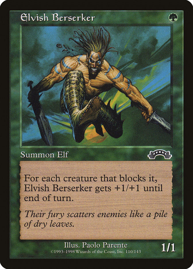 Elvish Berserker [Exodus] | North Valley Games