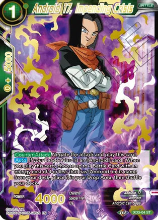 Android 17, Impending Crisis (Gold Stamped) (XD3-04) [Mythic Booster] | North Valley Games