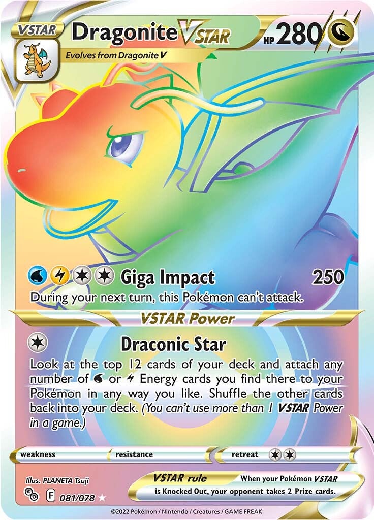 Dragonite VSTAR (081/078) [Pokémon GO] | North Valley Games