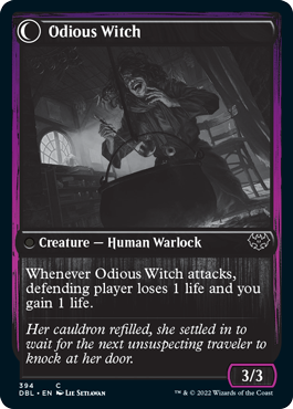 Ragged Recluse // Odious Witch [Innistrad: Double Feature] | North Valley Games