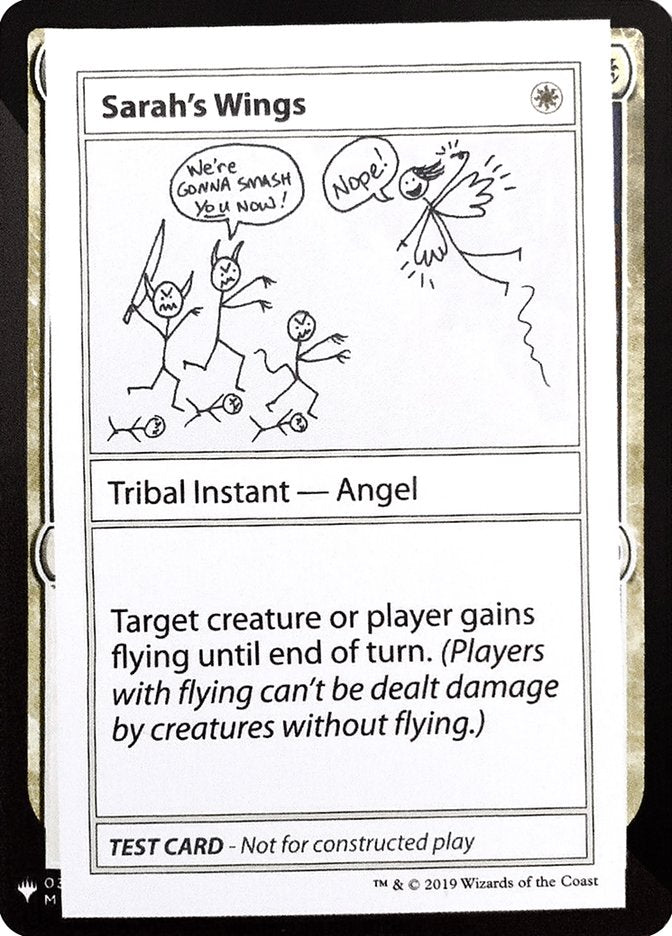Sarah's Wings [Mystery Booster Playtest Cards] | North Valley Games