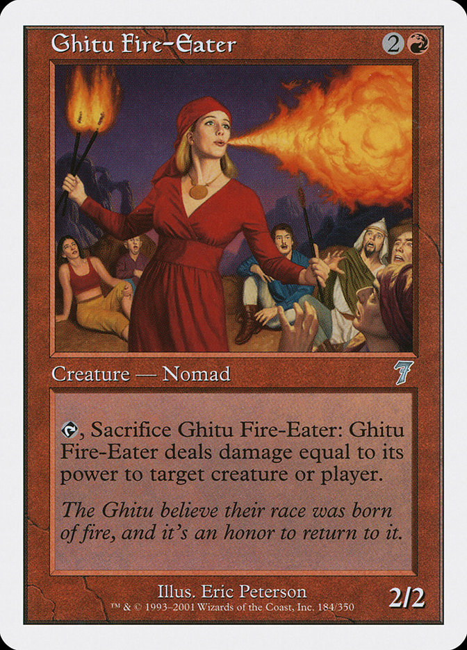 Ghitu Fire-Eater [Seventh Edition] | North Valley Games