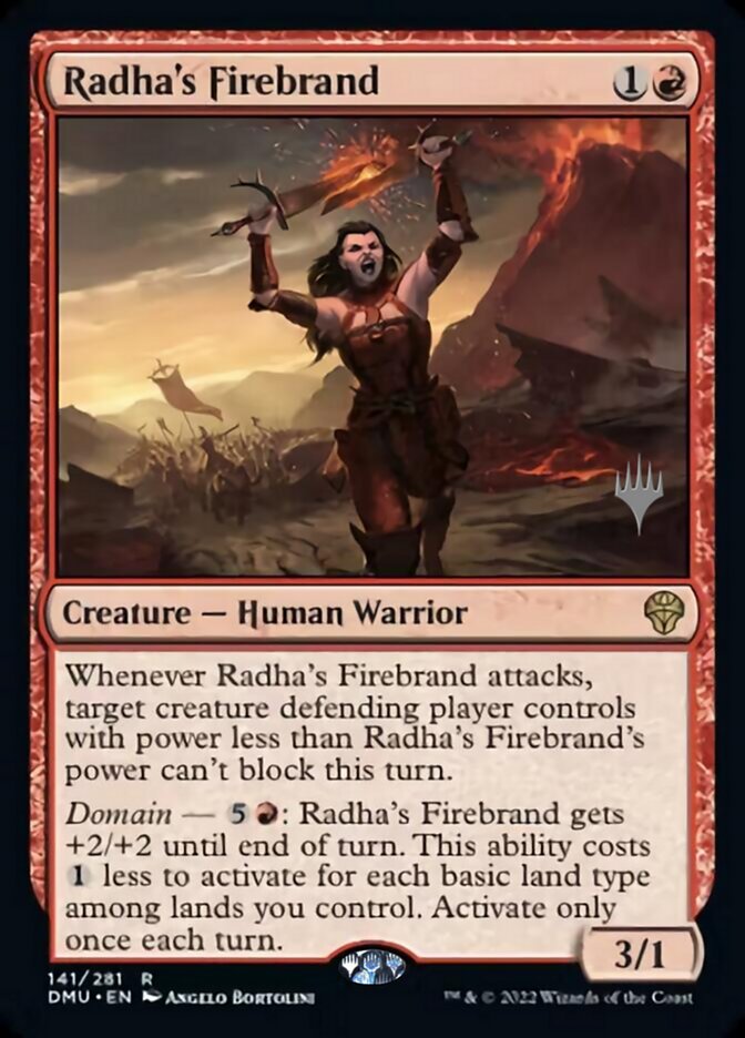 Radha's Firebrand (Promo Pack) [Dominaria United Promos] | North Valley Games