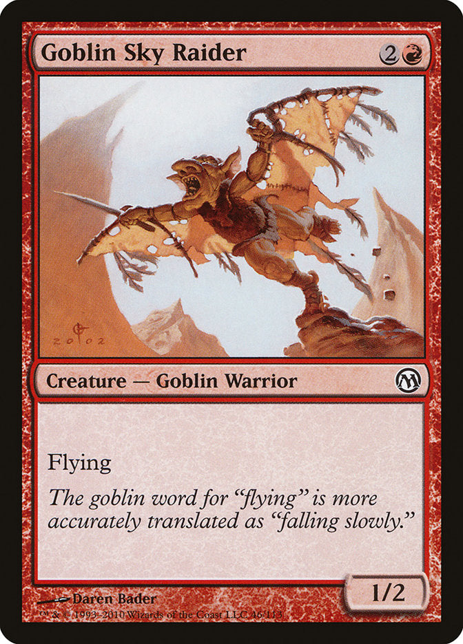 Goblin Sky Raider [Duels of the Planeswalkers] | North Valley Games