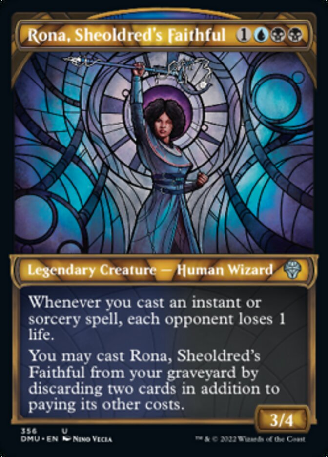 Rona, Sheoldred's Faithful (Showcase Textured) [Dominaria United] | North Valley Games