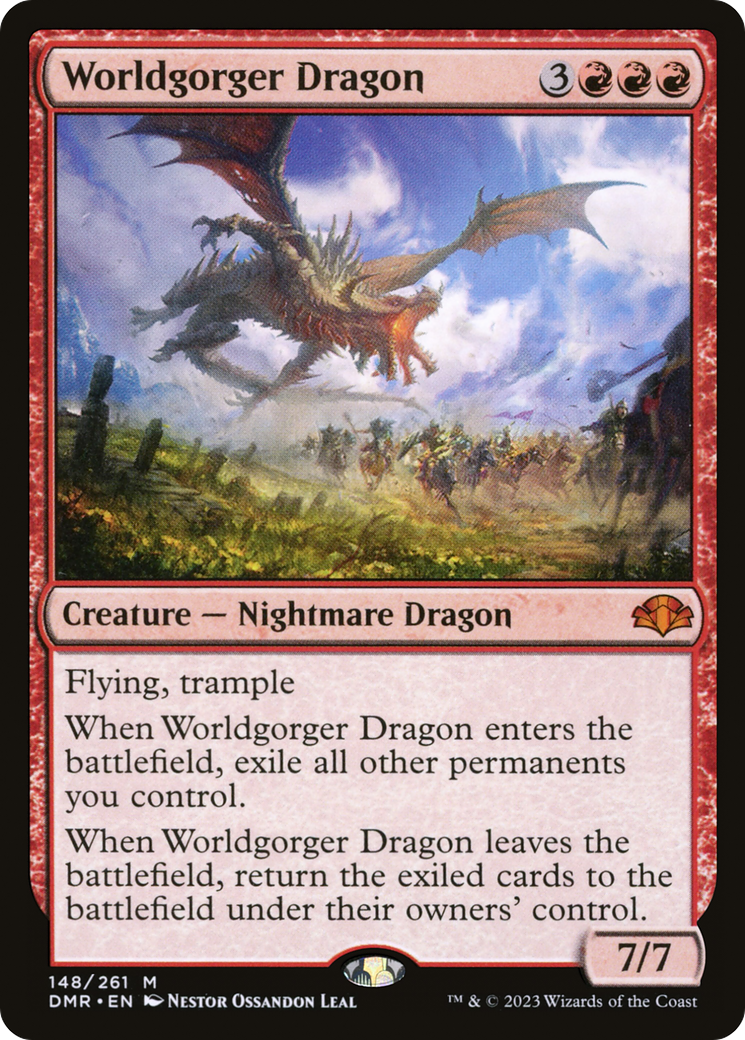Worldgorger Dragon [Dominaria Remastered] | North Valley Games