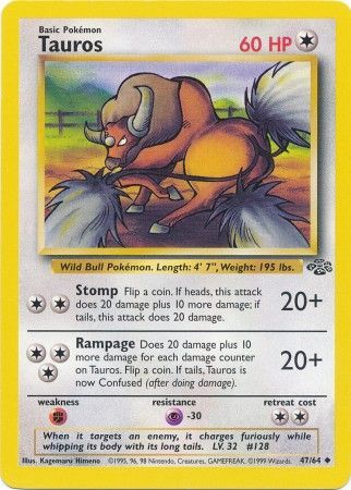Tauros (47/64) [Jungle Unlimited] | North Valley Games