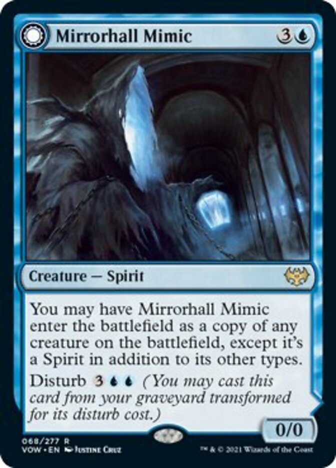 Mirrorhall Mimic // Ghastly Mimicry [Innistrad: Crimson Vow] | North Valley Games