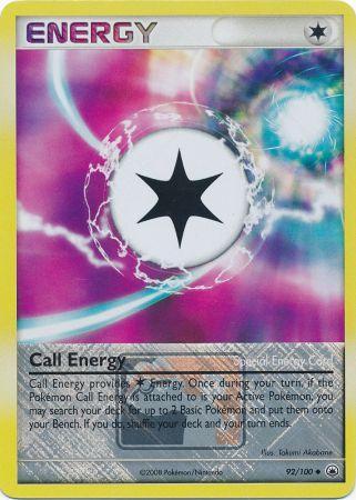 Call Energy (92/100) (League Promo) [Diamond & Pearl: Majestic Dawn] | North Valley Games