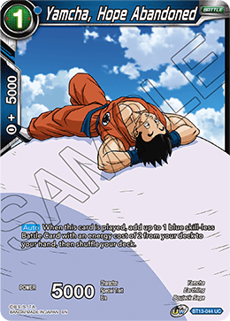 Yamcha, Hope Abandoned (Uncommon) (BT13-044) [Supreme Rivalry] | North Valley Games
