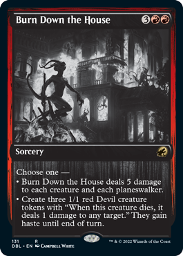 Burn Down the House [Innistrad: Double Feature] | North Valley Games
