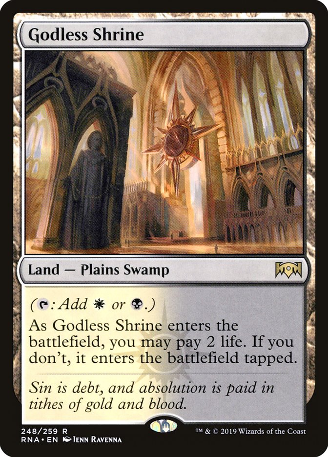Godless Shrine [Ravnica Allegiance] | North Valley Games