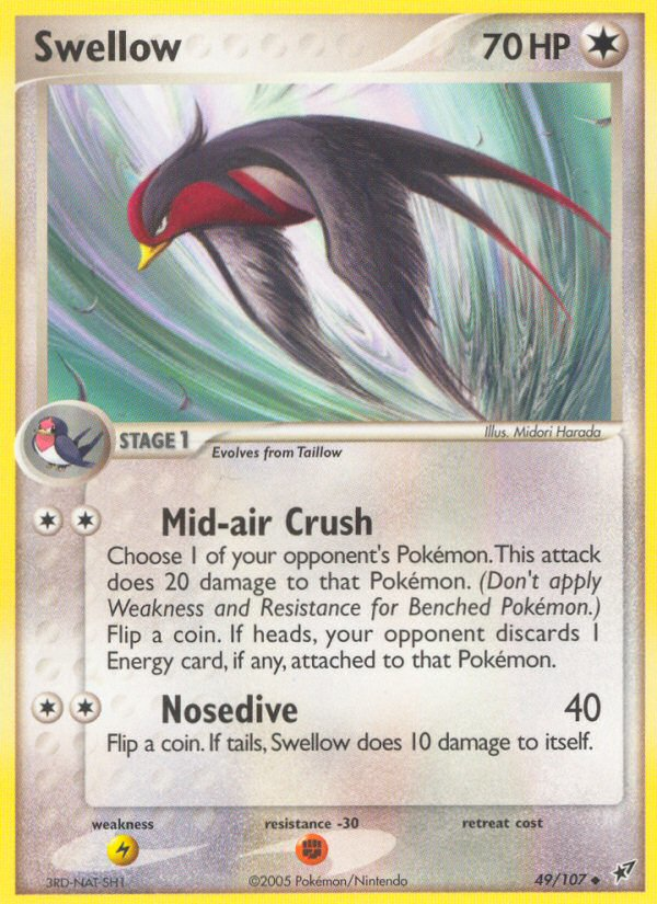 Swellow (49/107) [EX: Deoxys] | North Valley Games