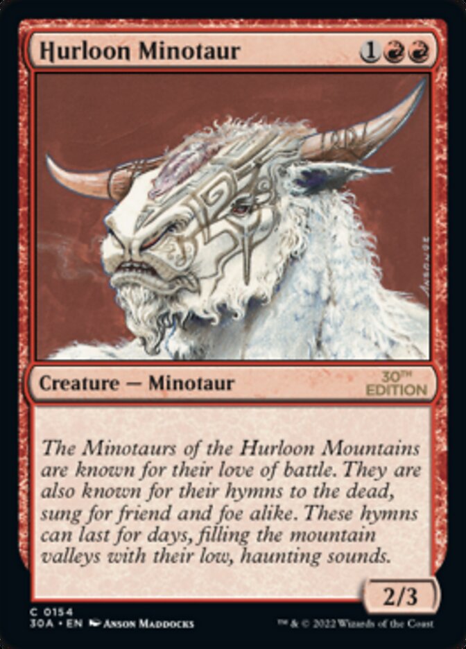 Hurloon Minotaur [30th Anniversary Edition] | North Valley Games