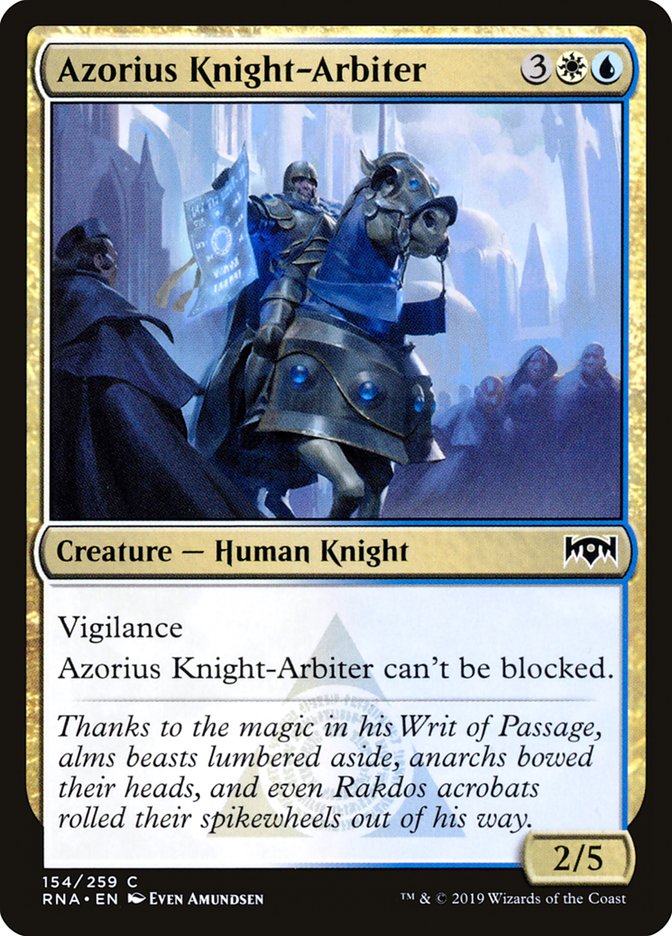 Azorius Knight-Arbiter [Ravnica Allegiance] | North Valley Games