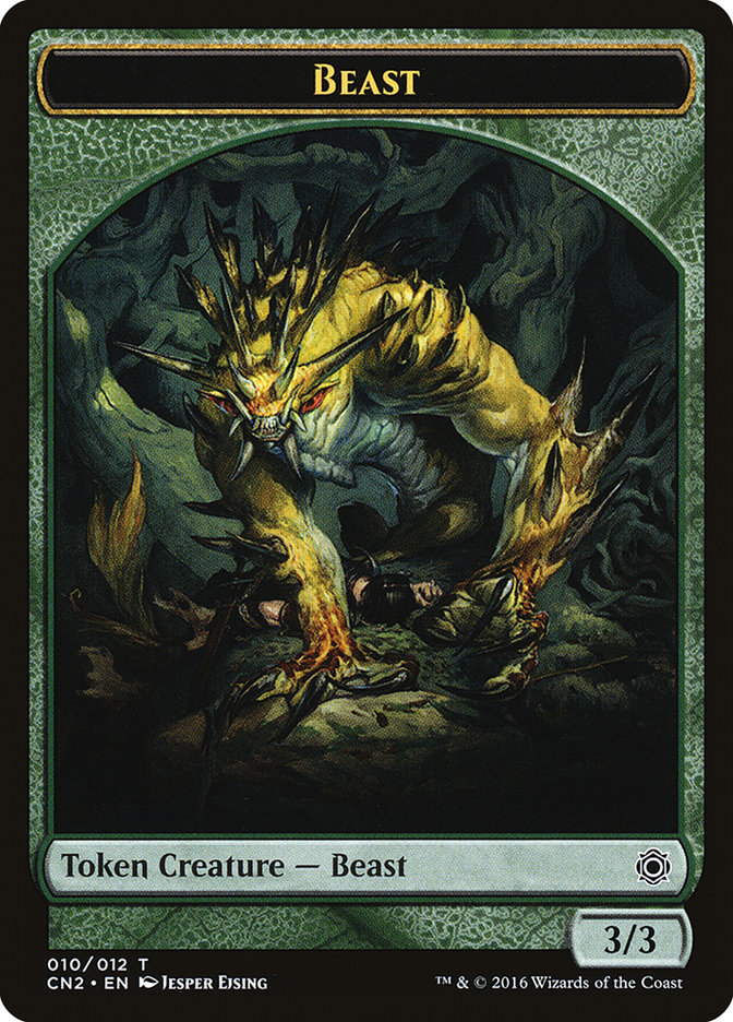 Beast Token [Conspiracy: Take the Crown Tokens] | North Valley Games