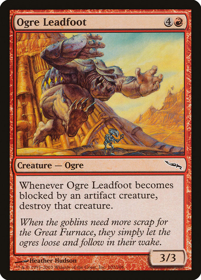 Ogre Leadfoot [Mirrodin] | North Valley Games