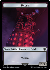 Dalek // Food (0027) Double-Sided Token [Doctor Who Tokens] | North Valley Games