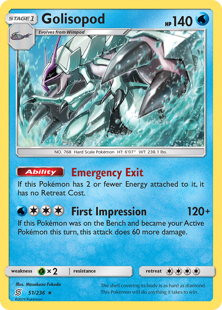 Golisopod (51/236) [Sun & Moon: Unified Minds] | North Valley Games