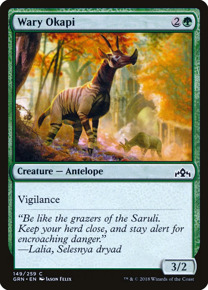 Wary Okapi [Guilds of Ravnica] | North Valley Games