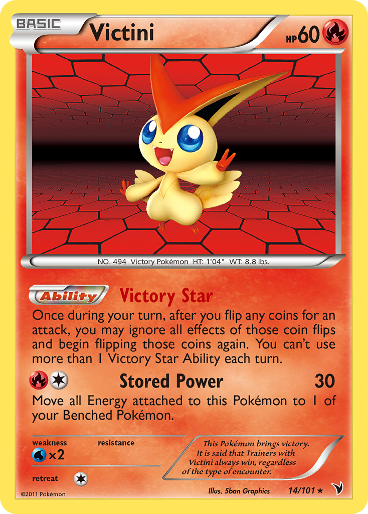 Victini (14/101) [Black & White: Noble Victories] | North Valley Games