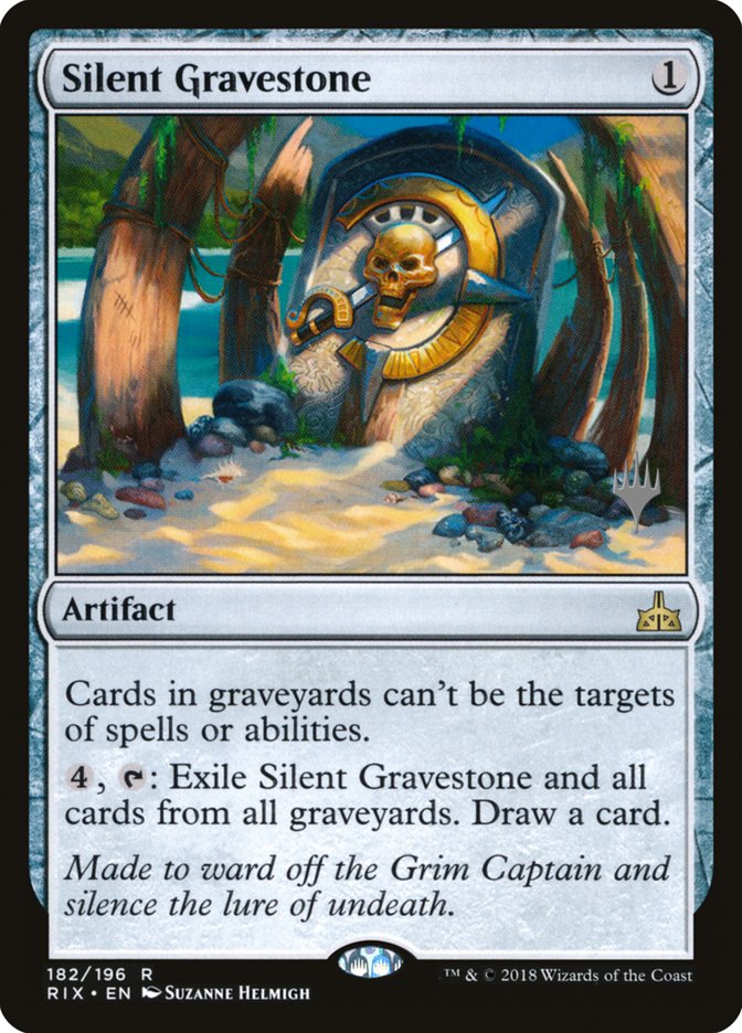 Silent Gravestone (Promo Pack) [Rivals of Ixalan Promos] | North Valley Games