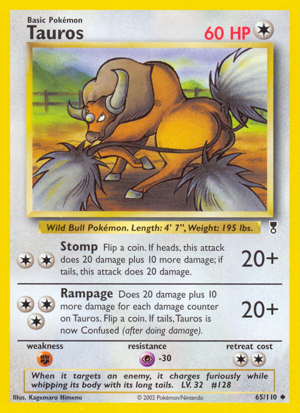 Tauros (65/110) [Legendary Collection] | North Valley Games