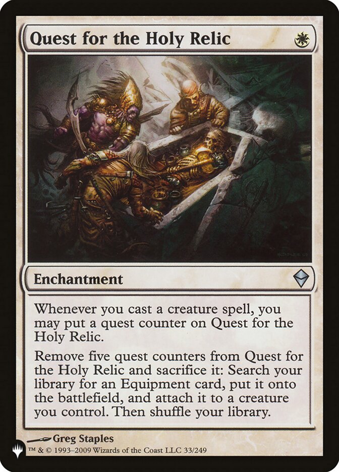Quest for the Holy Relic [The List] | North Valley Games