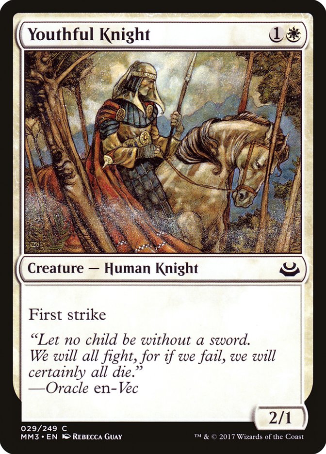 Youthful Knight [Modern Masters 2017] | North Valley Games
