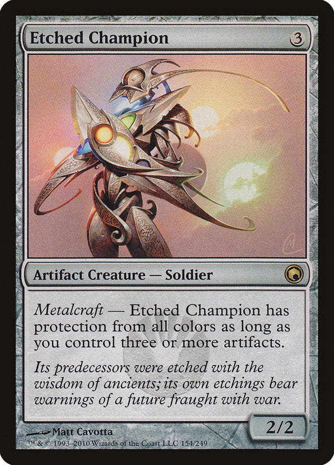 Etched Champion [Scars of Mirrodin] | North Valley Games