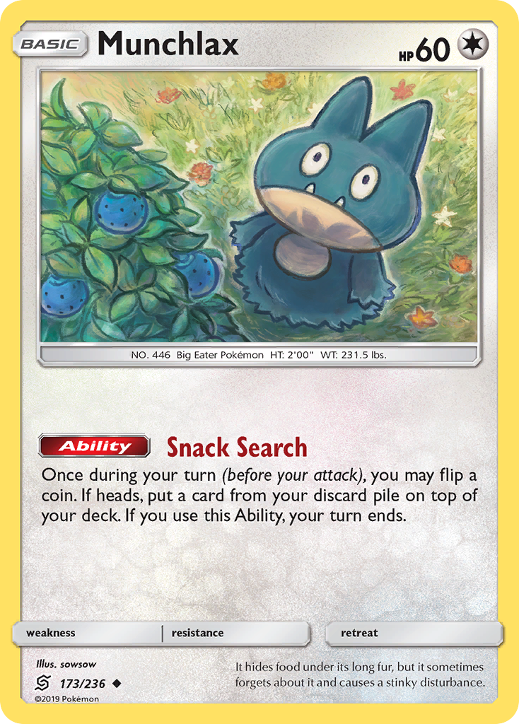 Munchlax (173/236) [Sun & Moon: Unified Minds] | North Valley Games