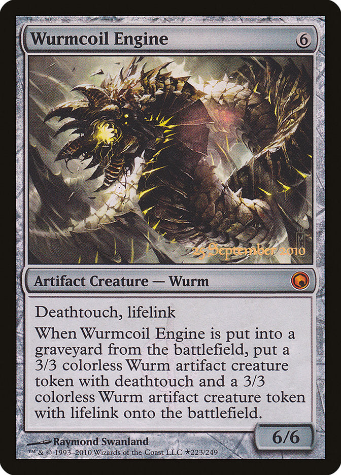 Wurmcoil Engine [Scars of Mirrodin Prerelease Promos] | North Valley Games