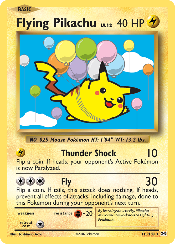 Flying Pikachu (110/108) [XY: Evolutions] | North Valley Games