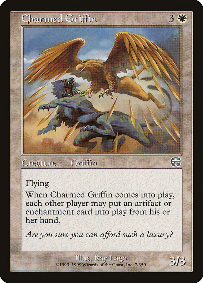 Charmed Griffin [Mercadian Masques] | North Valley Games