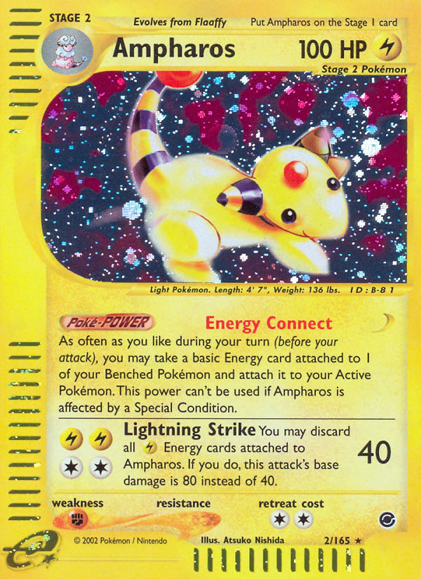 Ampharos (2/165) [Expedition: Base Set] | North Valley Games